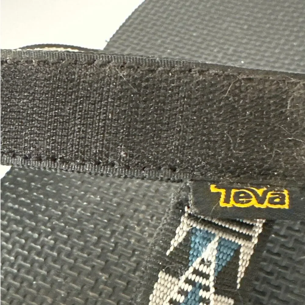 Teva Men's Original Universal Sandals Peaks Black Size 12 Summer Hiking Comfort